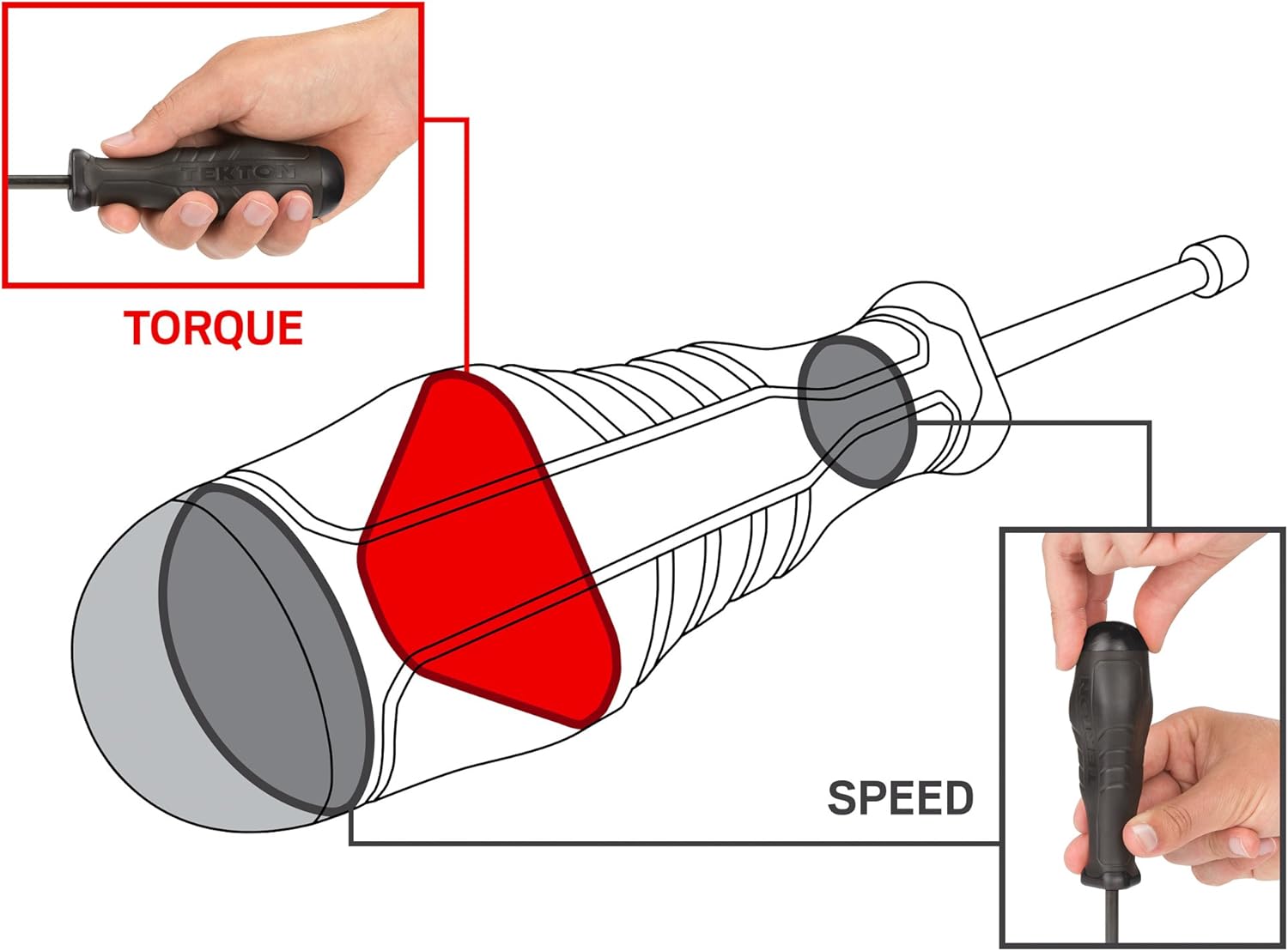 TEKTON High-Torque Nut Driver Set, 14-Piece (3/16-1/2 in., 5-10 mm) | 26984: Home Improvement