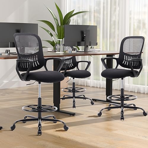 SMUG Drafting Chair Tall Office Chair Standing Desk Chair Counter