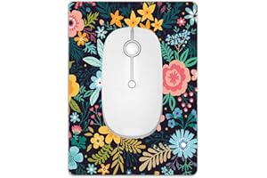 Small Mouse Pad, Mini Mouse Pad 6 X 8 Inch with Non-Slip Rubber Base for Keyboard Tray Laptops Wireless Mouse Home Office Tra