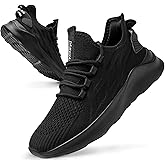 Mens Running Shoes Tennis Walking Gym Workout Slip On Athletic Fashion Sneakers Lightweight Breathable Sports Jogging Casual Shoe