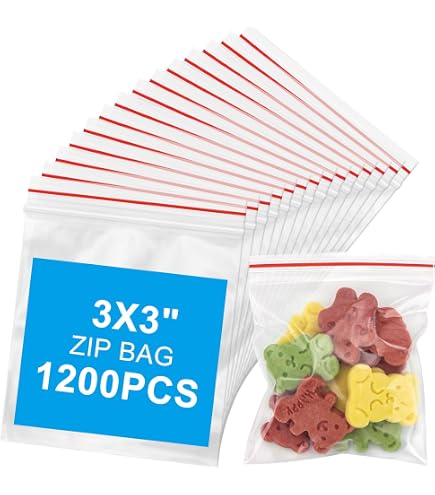 1000 Clear 2 Mil Reclosable Poly Bags – 12x12 Jewelry Baggies (MedicalMartByMail)