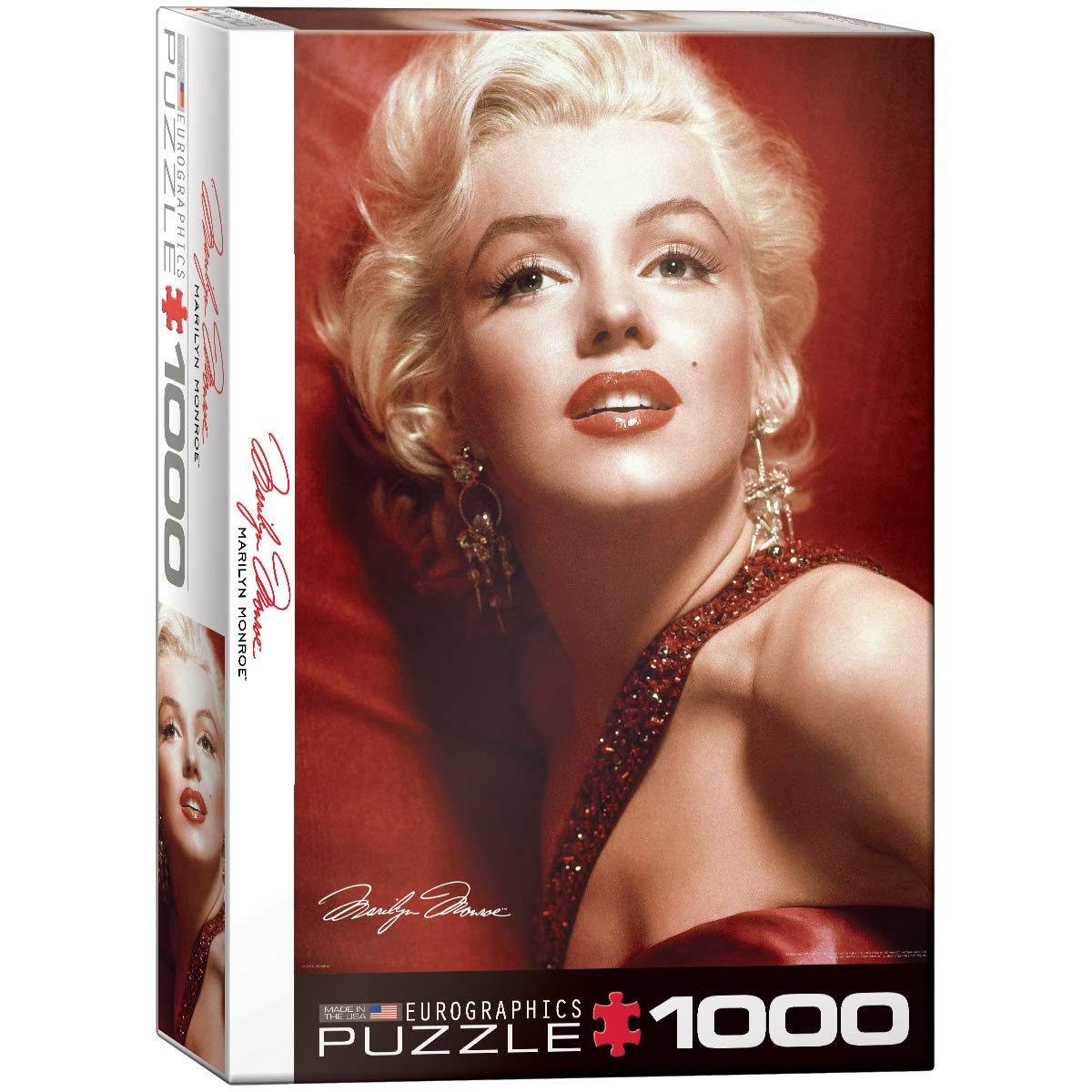 Marilyn Monroe Red Portrait by Sam Shaw 1000-piece puzzle