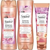 Suave Bonding Infusion Shampoo, Conditioner & Hair Mask, Restorative Treatment for Dry, Damaged Hair (3 Piece Set)
