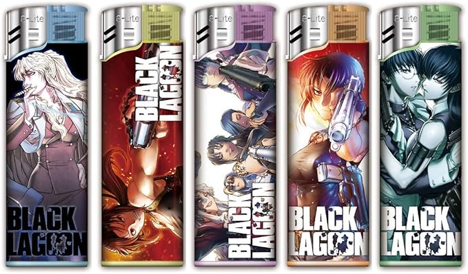 Amazon ブラックラグーン 電子ライター 全５種セット パチスロ 通販