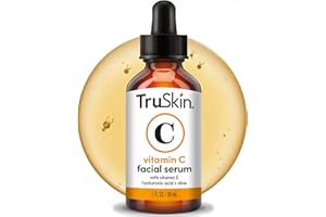 TruSkin Vitamin C Serum for Face - Anti Aging Face Serum with Hyaluronic Acid & Vitamin E - Brightening Formula for Improving Appearance of Dark Spots, Fine Lines & Wrinkles - All Skin Types, 1 fl oz