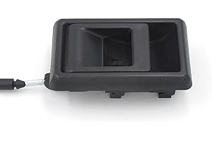 KUANYUOO Flapper Style Recliner Release Handle,Recliner-Handles Lane Replacement for Lane and Action,2 5/8" Exposed Wire,Oval tip,Overall Length of Cable 23 1/2" (Black)