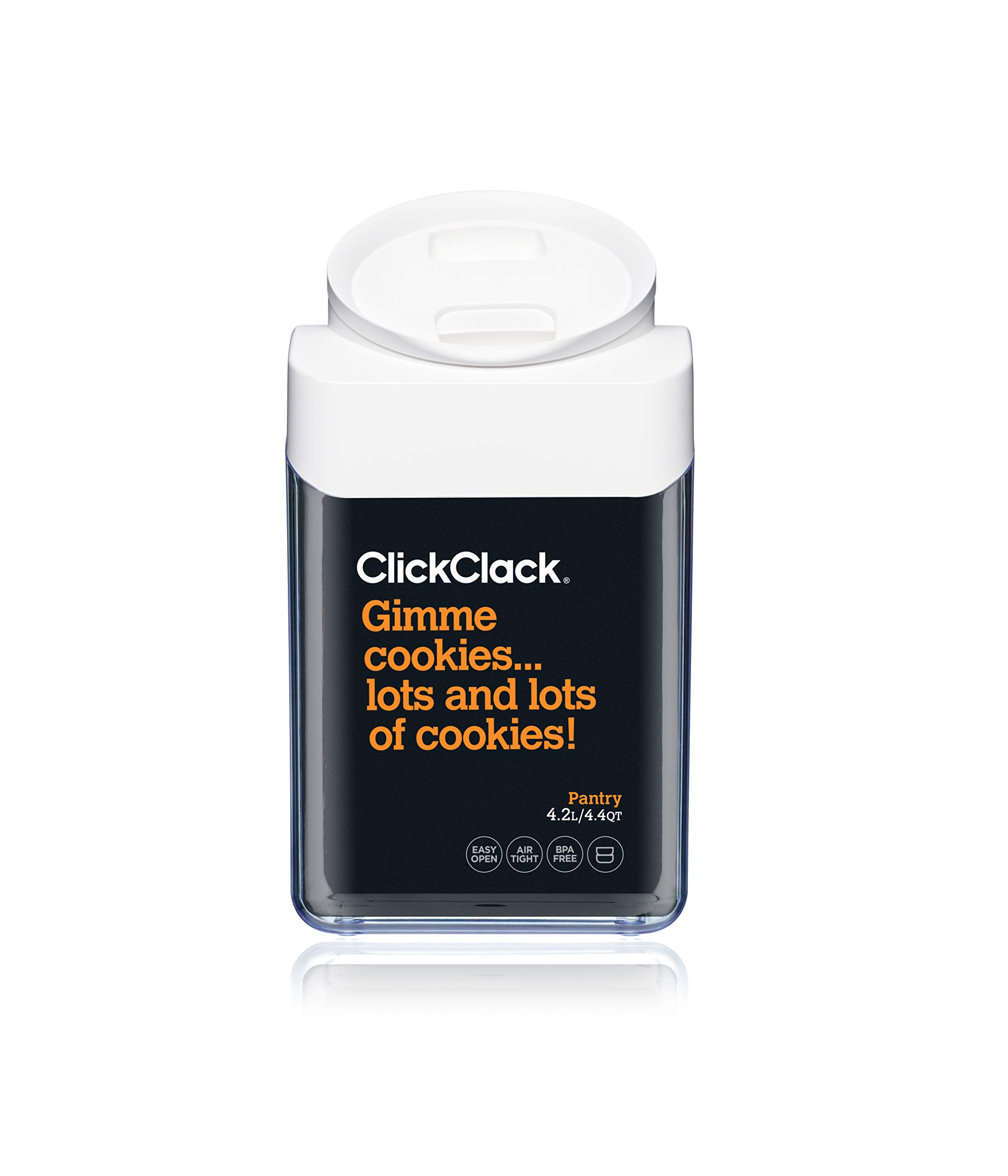 ClickClack 4.4-Quart Stack and Seal Store All Canister by Click Clack
