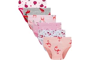 Winging Day Girls' Pure Cotton Panties Soft Underwear