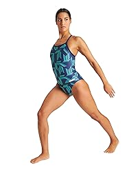 ARENA Puzzled Light Drop Back Women's One Piece
