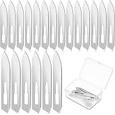 Otoolling 48 Pcs #60 Stainless Steel Blades Replacement Skinning Hunting | Foil Wrapped Individually, Skinning Blades, Suit Hunting Deer Fishing Outdoor Tasks