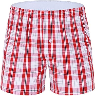 Escritos del Boxeador del 100% de los Hombres, Calzoncillos Flojos Casuales de la impresión del Enrejado: Amazon.es: Ropa y accesorios