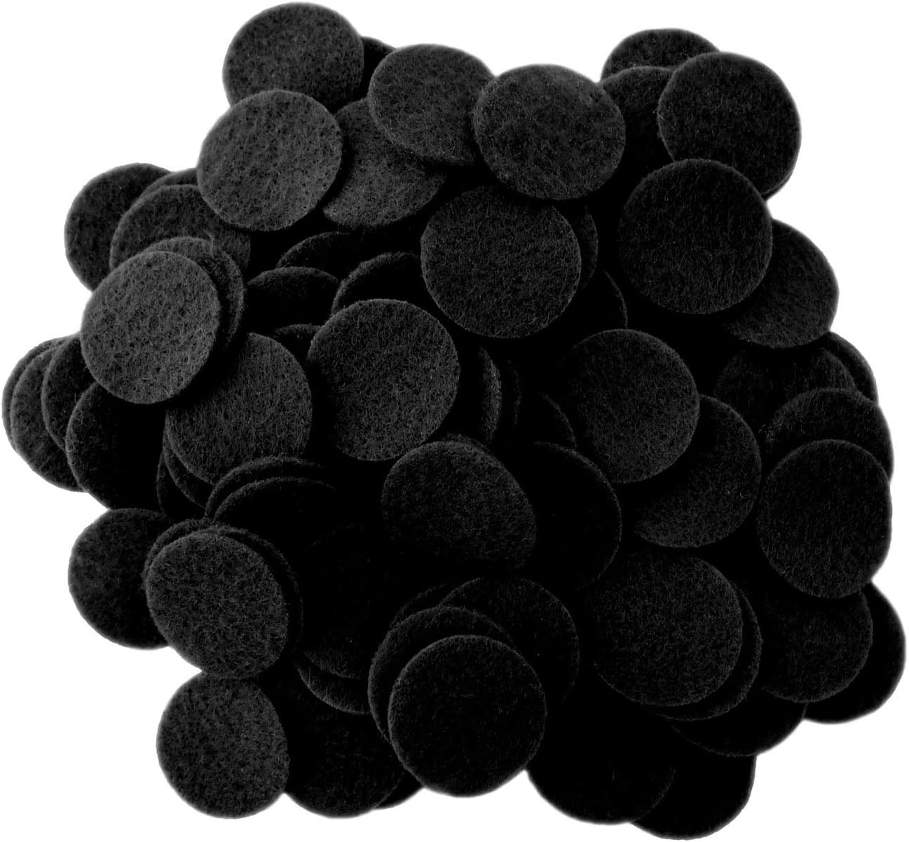 Playfully Ever After Black Craft Felt Circles (1.5 Inch - 94pc)