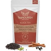 TeaNOURISH Indian Original Masala Chai Tea | Assam CTC Black Tea Loose | Blended with Cinnamon, Cardamom, Black Pepper &amp; Cloves | 100% NATURAL INGREDIENTS - 3.53oz/100g