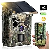 Zelvor Trail Camera - Solar Powered 4K 46MP WiFi