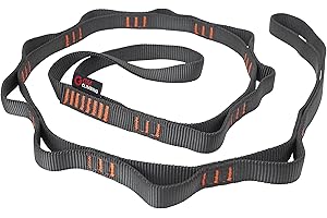 GM CLIMBING 16mm Nylon Daisy Chain Sling 22kN 120cm / 48in CE UIAA Certified for Leading Aid Climb Ascender Rigging Hammock Suspension