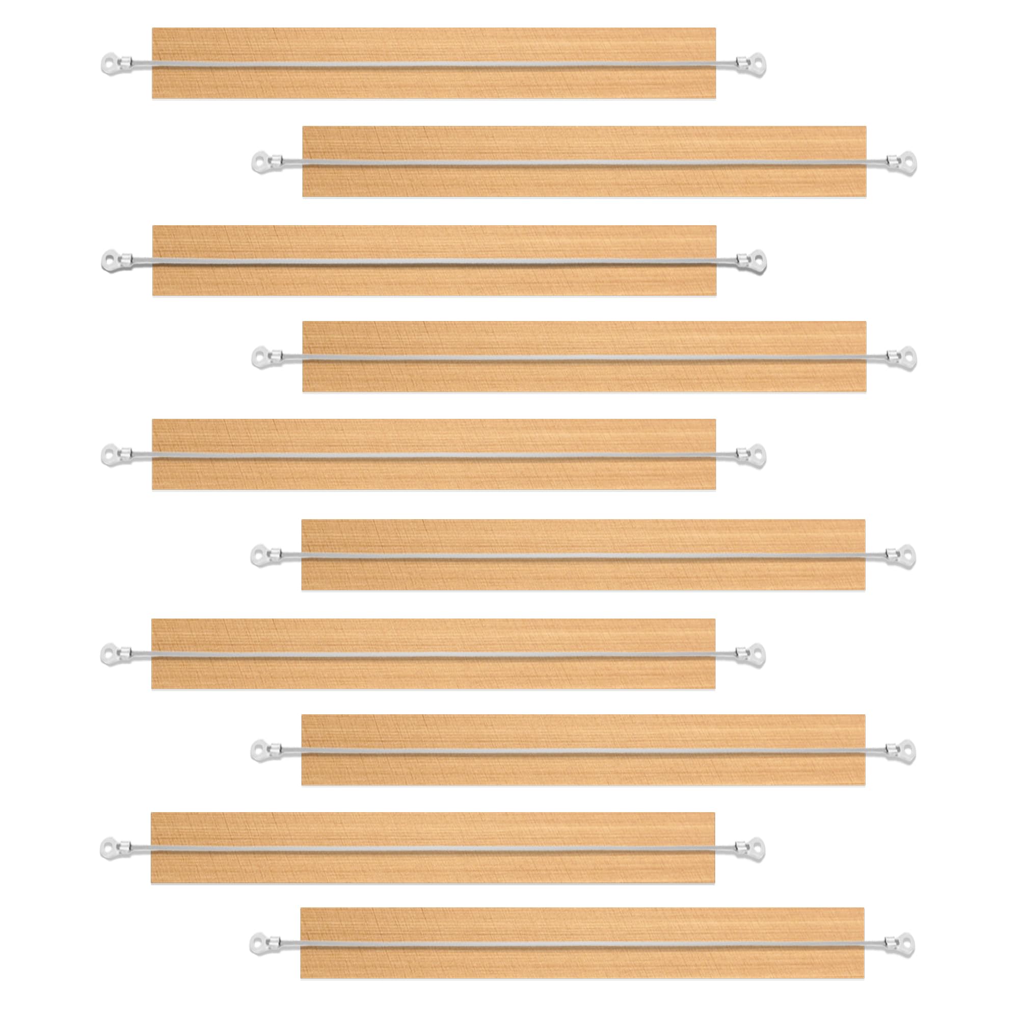 10 Pcs 300mm Impulse Heat SEALERS Element and Teflon Strip SPARES KIT, Impulse Heat Sealer Replacement Parts Heating Element Spare Repair Kit (10 PCS, 300mm)