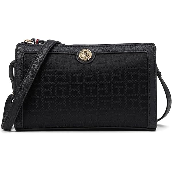 Tommy Hilfiger Womens Kiara II Flap Camera Crossbody Blue