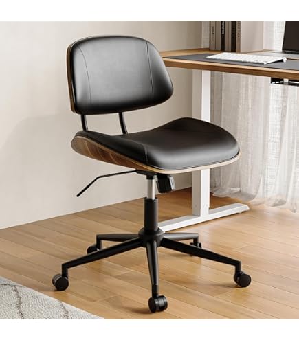 Amazon.com: 360 Degree Swivel Wood Desk Chair, Japanese Style