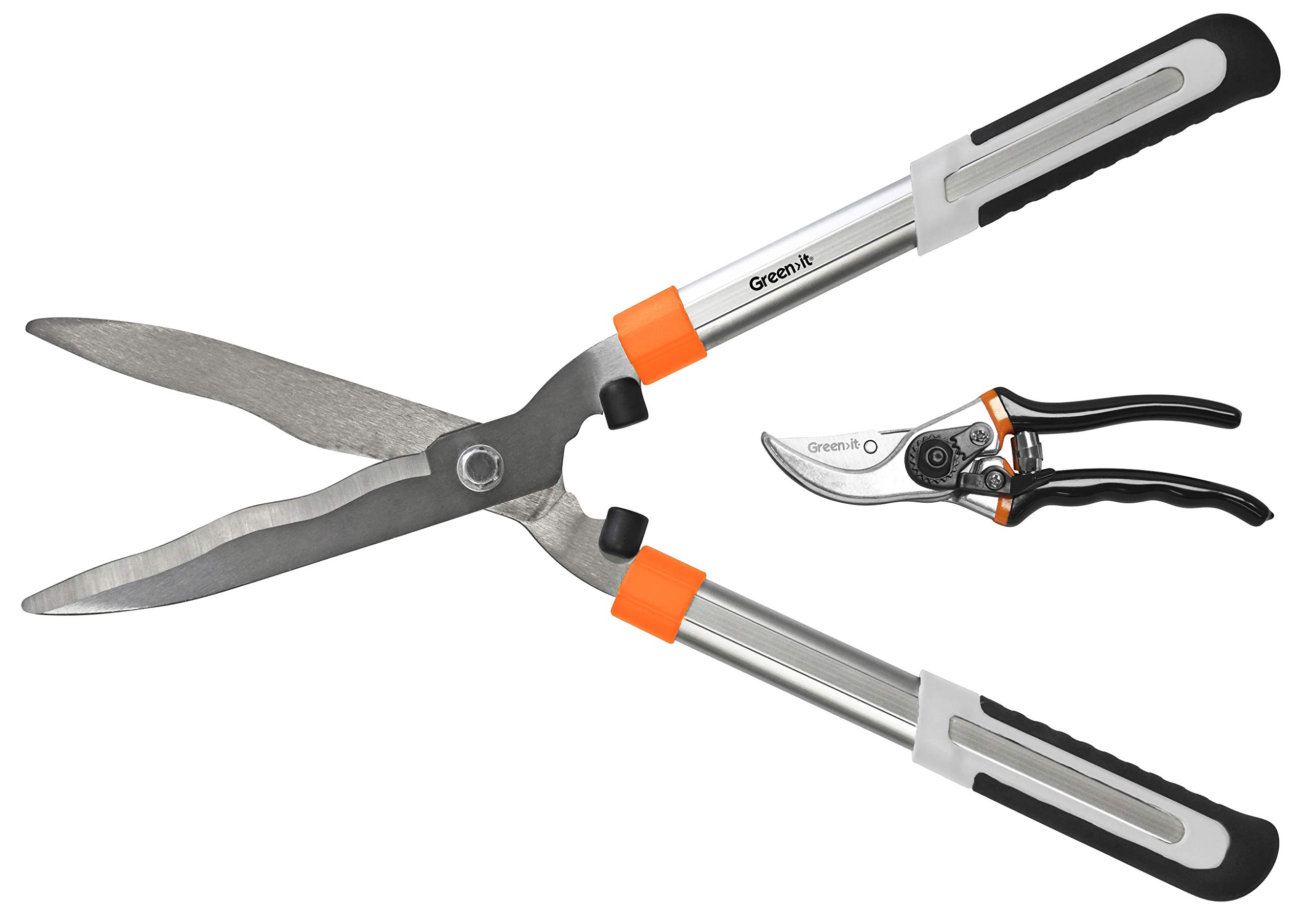 Home>it Pruning Shears & Secateur Kit - 2 Pieces, All Grey