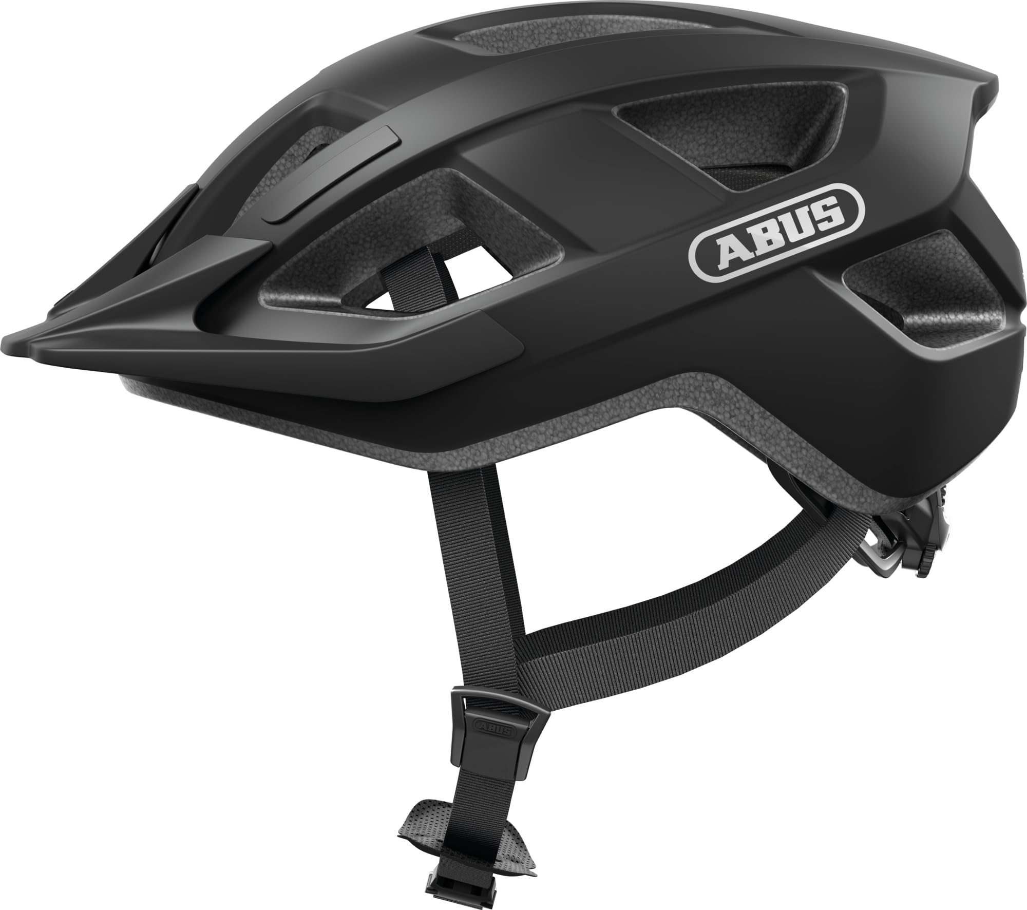 ABUS Aduro 3.0 LED Bike Helmet - sporty city Helmet in a stylish design for everyday and sporty Tours - with Rear Light - for Men and Women - Size S, black