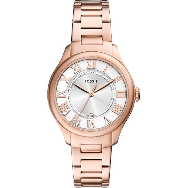 NWT Rose Gold Fossil Watch Harlow Three-Hand Rose Gold-Tone Stainless Steel Watch  main image 4