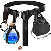 Renaissance Costume Accessory Belt Pouch Purse Potion Bottle Belt Waist Set Retro Medieval Festival Ren Faire