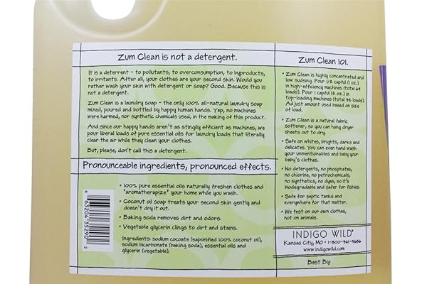 ZUM LAVENDER LAUNDRY SOAP, 64 FZ