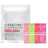 Sports Research&reg; Creatine Electrolytes,16 Sugar-Free Flavored Variety Packs | 5g Creatine Monohydrate &amp; 1000mg Electrolytes Powder | Informed Sport Certified, Vegan, Sugar-Free, Dissolves Fast in Water