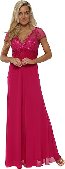cap sleeve maxi dress uk