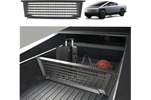 TLYARD Truck Bed Molle Panels for Tesla Cybertruck 2024 2025 Accessories, Aluminum Alloy Truck Bed Rails, Optimize Your Cargo Space