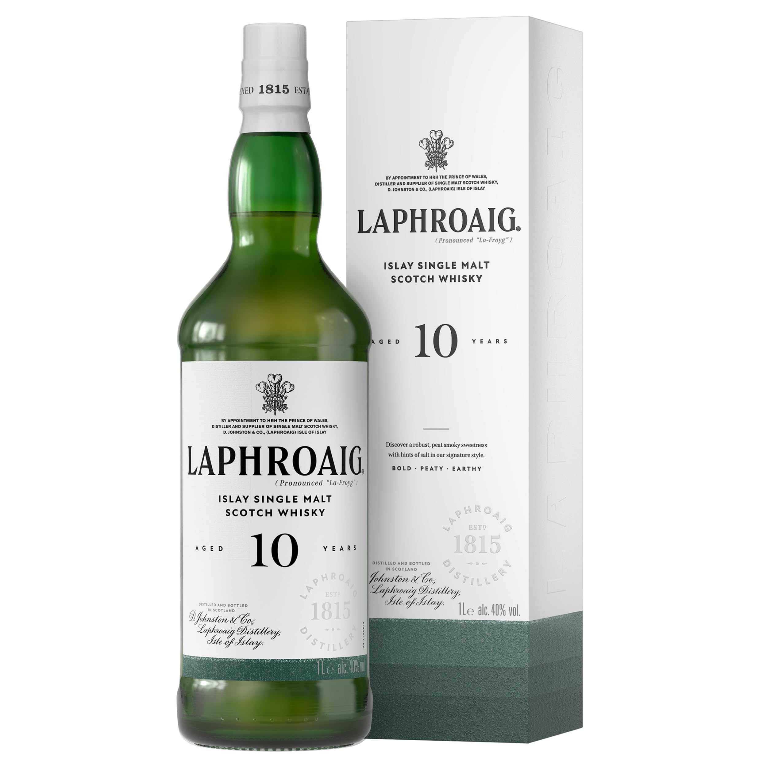 Laphroaig 10 Jahre | Islay Single Malt Scotch Whisky | mit Geschenkverpackung | einzigartig rauchig-torfiger Geschmack | 40% Vol | 1 x 0,7l