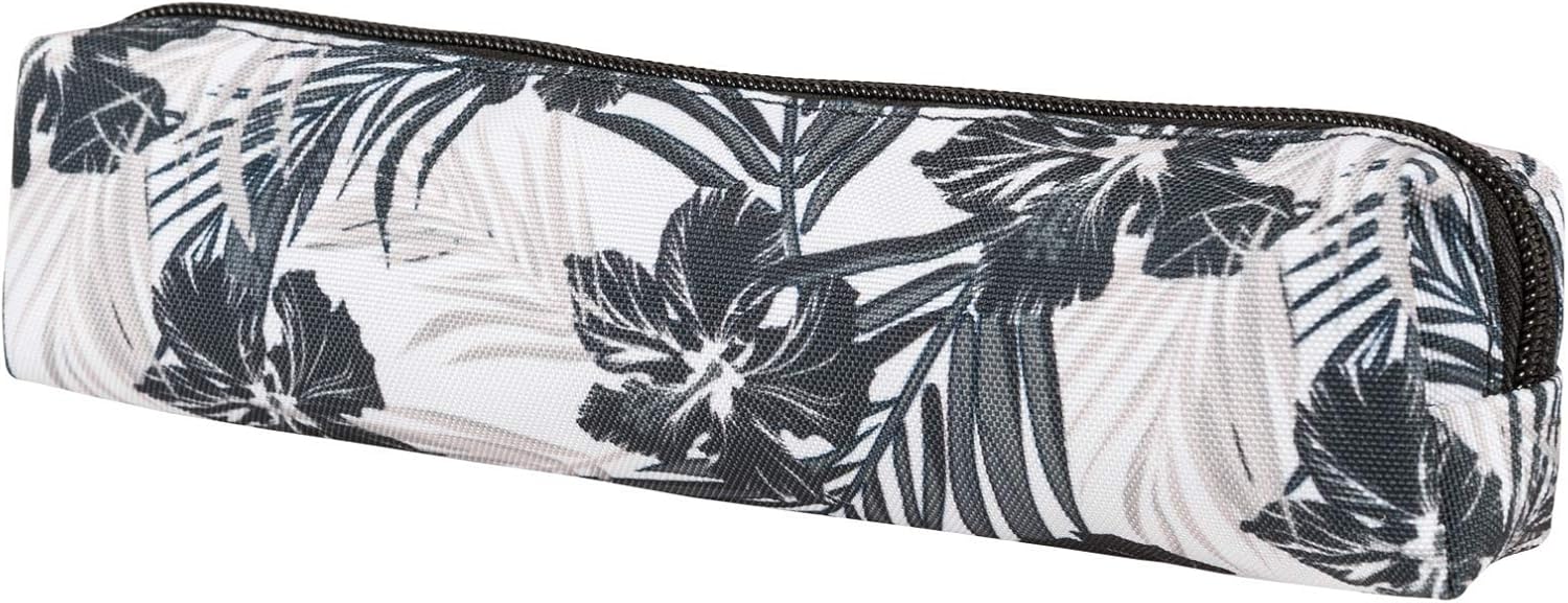 Pencil Bag Pencil case mini Fashion peppers Flowers 26405, Black/White, 21 x 6 x 4 cm