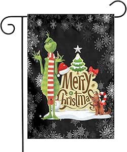 ZXZZ Navidad Grinch decoración exterior elegante decoración de jardín