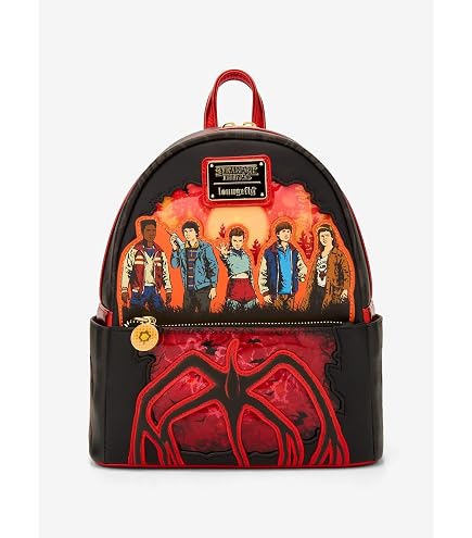 Amazon.com: Loungefly Stranger Things 5 Mini Backpack : Clothing