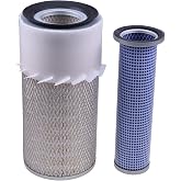 LSSOCH New Inner &amp; Outer Air Filter Set 1043327M91 3438717M1 Compatible with Massey Ferguson Tractor 20C 230 235 245