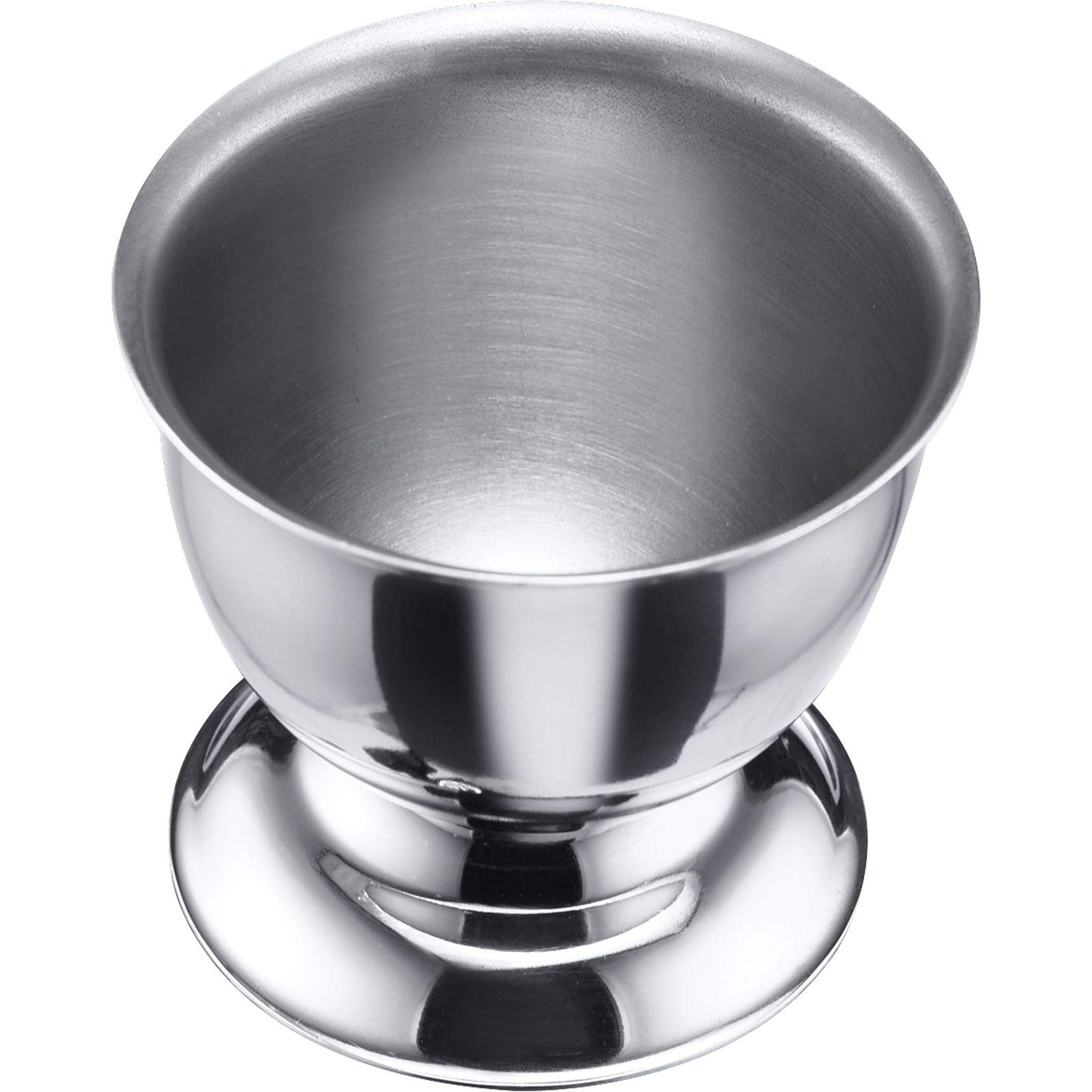 Westmark 4 footed egg cups, stackable, ø 5 cm, stainless steel, silver, 20742260