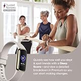 Fitbit Luxe Activity Tracker Lunar White Soft Gold Stainless Steel view 4