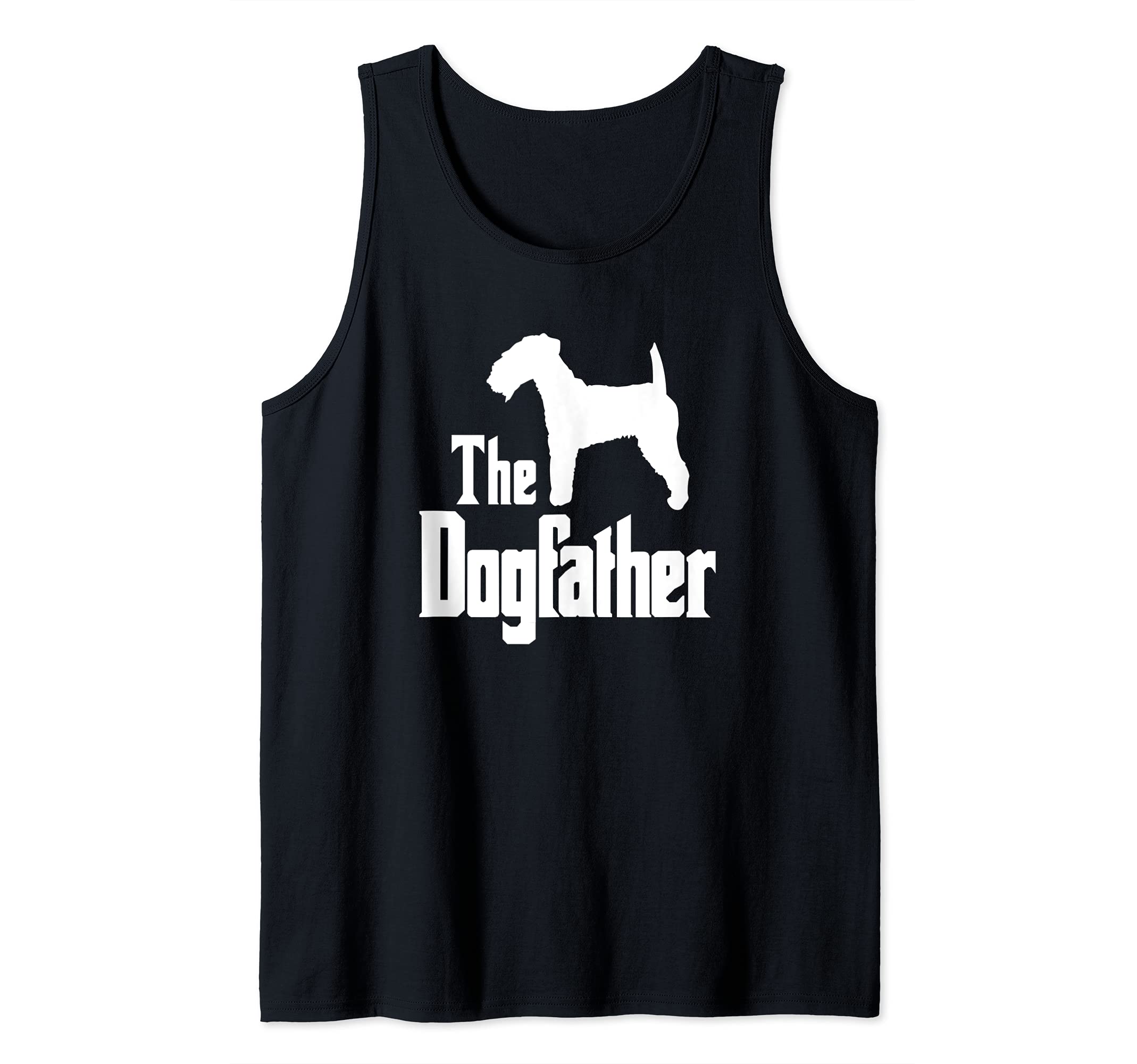 The Dogfather - funny dog gift, funny Lakeland Terrier Tank Top
