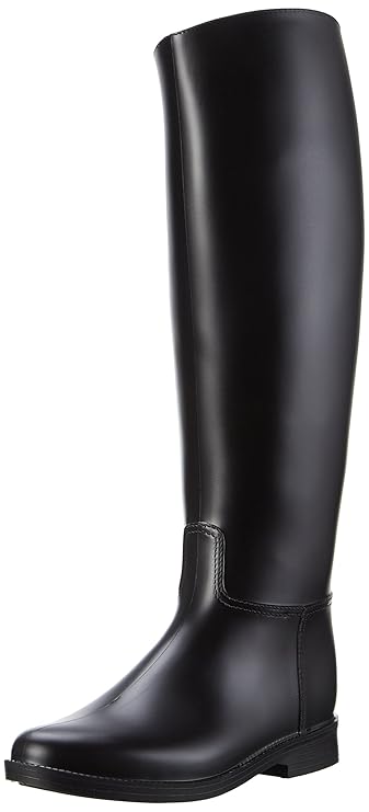 PFIFF 101658 PVC Reitstiefel Glasgow Kinderreitstiefel, Damenreitstiefel Schwarz