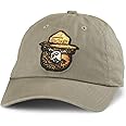 AMERICAN NEEDLE Smokey The Bear Patch Unisex Adjustable Buckle Strap Baseball Hat