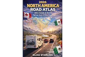 2026 North America Road Atlas: USA, Canada & Mexico Highway, Scenic & Urban Route Maps