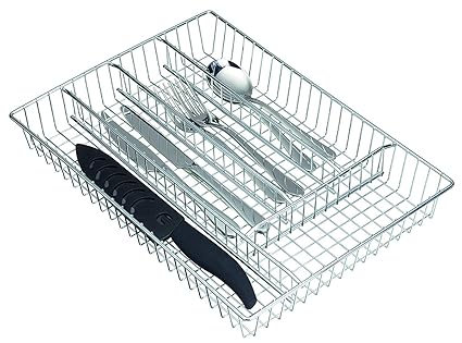 Buy Indian Decor 31001 Metal Wire Cutlery Tray With 5 Sections 36