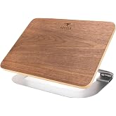 Under Desk Footrest for Active Sitting &ndash; Motion Rocking Foot Rest to Bounce &amp; Fidget While You Work &ndash; Ergonomic Wooden Desk Foot Rest for Circulation &amp; Focus &ndash; Hopper