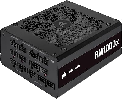 Corsair RM1000x 1000W 80 Plus Gold Fully Modular Power Supply UK Black