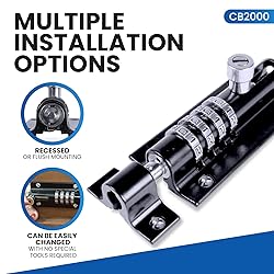 Combi-Bolt CB2000-CHR Sliding Lock Combination