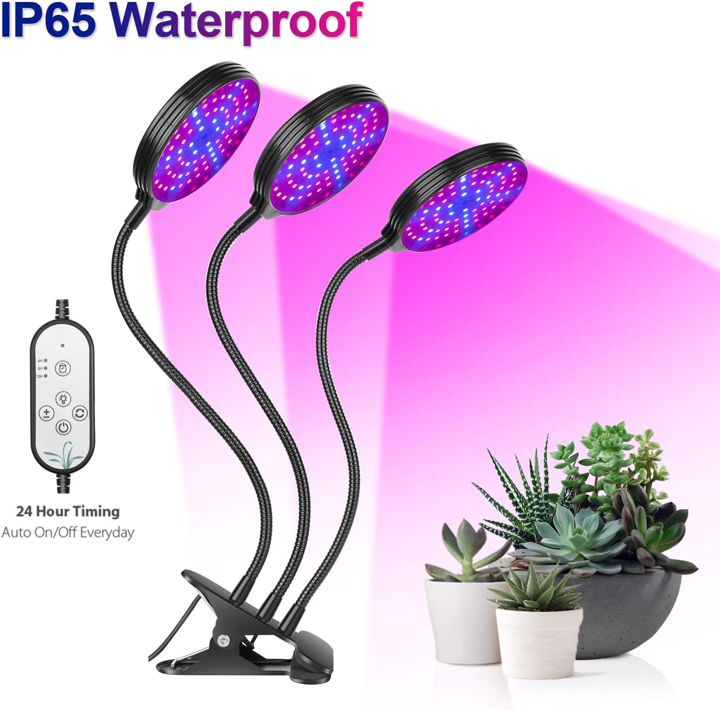 LED Plant Grow Light, Automatic TwoWay Timer Plant Grow