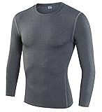 Yuerlian Mens Cool Dry Long Sleeve Running Shirts