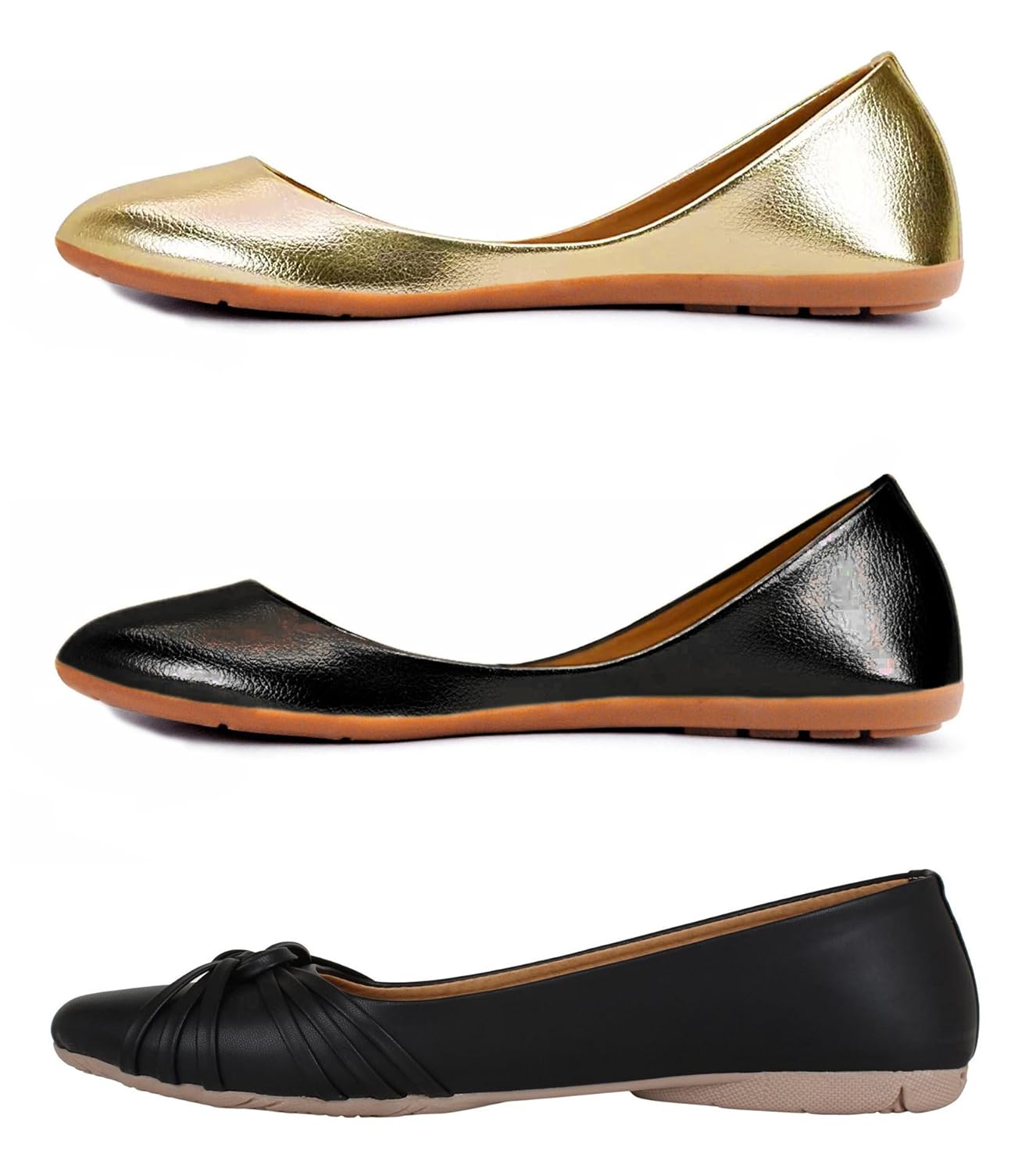 ziaula womens casual stylish bellies pack of 3