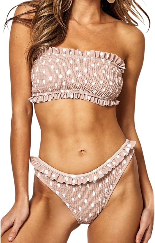 Shop the Comfy and Cute Aleumdr Bandeau Bikini at Amazon | PEOPLE.com
