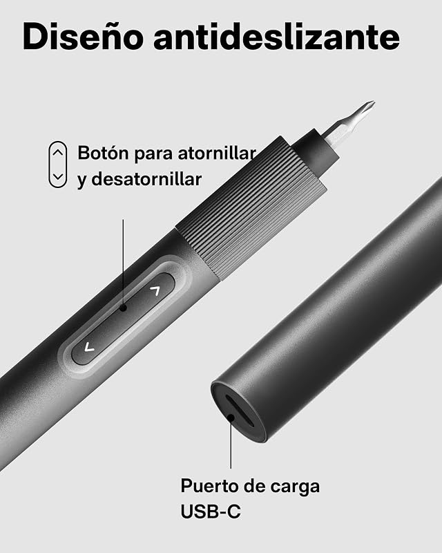 Destornillador Eléctrico Mini 25 en 1, Kit 3.7V Precisión